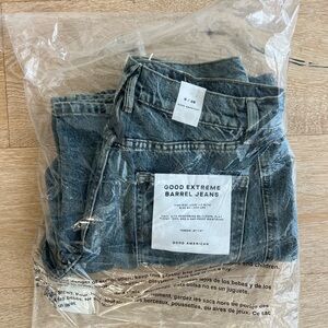 Good American Barrel Jeans